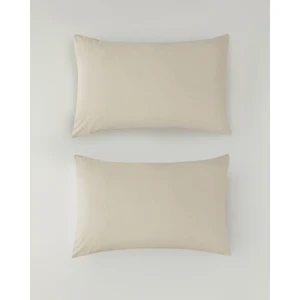 Novella Premium Soft Cotton 2'li Yastık Kılıfı 50X70 cm Krem