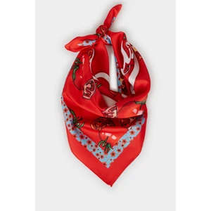 Kadın Desenli Vual Şal F9472AX25HS