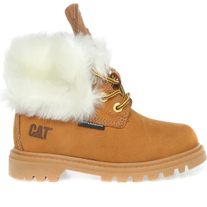 Caterpillar Utah Fur Waterproof Sarı Kız Çocuk Bot