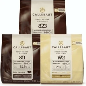 Damla Çikolata - Sütlü, Bitter ve Beyaz Kuvertür Karışık Lezzetler, 3'lü Paket (3 x 400 gr), Şekersiz, Belçika Menşeli