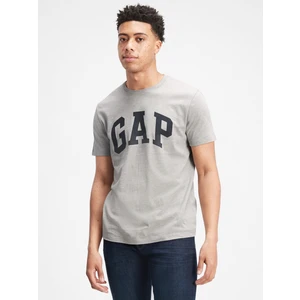 Erkek Gri Gap Logo Kısa Kollu T-Shirt