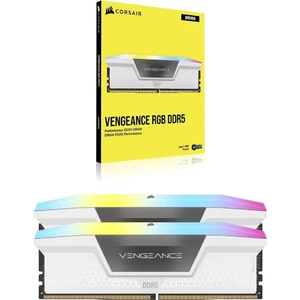 Corsaır Vengeance Rgb 32GB (2X16GB) 6000MHZ Ddr5 C30 1,40V Expo & Xmp Ram (CMH32GX5M2B6000Z30W)