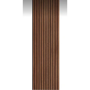 100 x 250 Ceviz Renk Akustik Duvar Paneli /mdf/ 3 Tarafı Kaplıdır