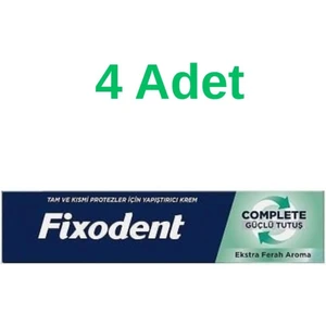 Complete Ferah Protez Yapıstırıcı Krem 47 gr 4 Adet