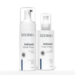 izderma İntim Bakım Kremi 150 ml ve İntim Yıkama Köpüğü 150 ml
