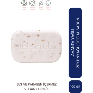 Let'scrub Zeytinyağlı Doğal Sabun Lavanta Kokulu Rahatlatıcı Ve Koruyucu 100 Gr