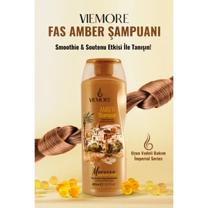 Fas Amberi Saç Şampuanı 400ML - Onarıcı, Güçlenme, Dökülme-Karşıtı, Parlaklık, Nemlendirici