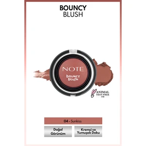 Note Bouncy Blush Yumuşak Kremsi Allık - 04 Sunkiss