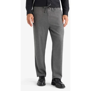 Pantolon Relax Fit Beli Bağcıklı Cepli Basic Düz Düz Paça B7336AX23WN