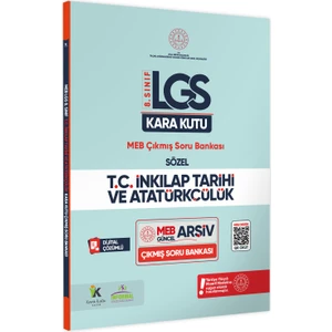 İnformal Yayınları 8. Sınıf LGS T.C. İnkılap Tarihi ve Atatürkçülüğün Kara Kutusu Dijital Çözümlü Sor Bankası