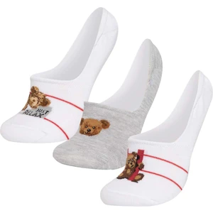 Kadın 3'lü Pamuklu Babet Çorap B6067AXNS