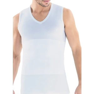 BLACKSPADE 9208 ERKEK SIFIR KOL V YAKA BEYAZ KORSELİ ATLET