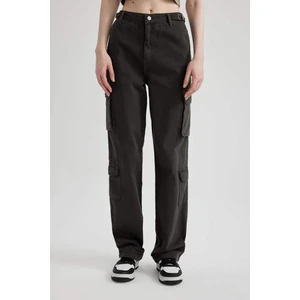 Coool Straight Fit Gabardin Pantolon Kargo Cepli B7611AX24SP