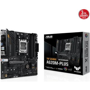 ASUS TUF GAMING A620M-PLUS WIFI DDR5 HDMI M.2 MATX AM5