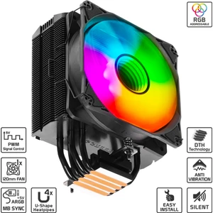 Fan Cpu Combo Notus 400 Argb Bakır Boru Kule Tipi Intel&amd 1700+1200+1366+2011+1156/ Am4+Am5