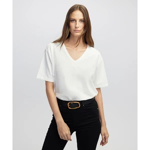 V Yaka Basic Tişört IW6250070073018