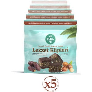 Hurmalı Kakaolu Fındıklı Lokma (1 Set = 5 Paket)