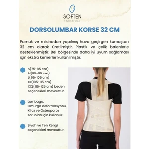 Soften Orthopedics Dorselomber Korse - Large