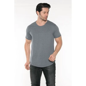 Black Horn Erkek Geniş Yaka %100 Pamuk Salaş T-Shirt