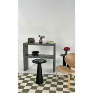 Kupp Design Lilyum Mantar Sehpa Siyah (57 Cm)