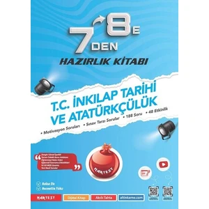 Nartest Yayınları 7 Den 8 E T.c. Inkılap Tarihi ve Atatürkçülük Hazırlık Kitabı