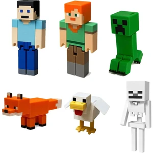 Minecraft Macera Başlangıç Seti Steve Alex Creeper Tavuk Tilki Skeleton