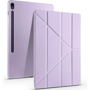 Galaxy Tab S10 Fe Plus SM-X620 Kılıf  Tri Folding Kalem Bölmeli Standlı Kılıf Uyandırma Özellikli