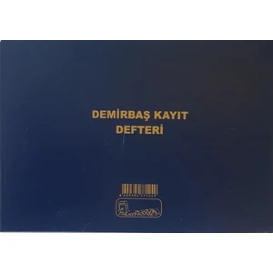 Demirbaş Ciltli Defter