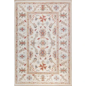 Dorian Eskitme Desenli Dokuma Taban Bej Şönil Halı Al 437