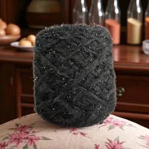 Moher Tiftik & Kristal Sim Sakal Karışımı Tasarim El Örgü Ipi 150 gr