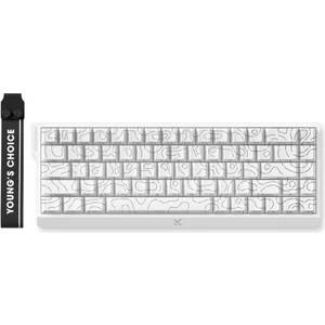 ACE68 E-Sport White Topographic %65 Hall Effect Uranus Manyetik Switch Esports Rgb Hotswap Mekanik Gaming Klavye (MC-ACE68-16)