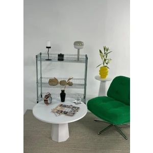 Kupp Design Lilyum Mantar Orta Sehpa Beyaz