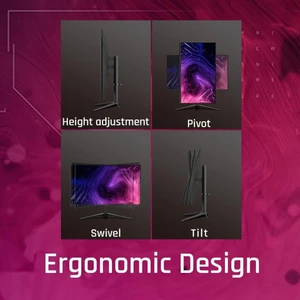 Omni VX2428J 23.8" 0.5 Ms Full Hd Pivot IPS 180 Hz Oyuncu Monitörü - Teşhir