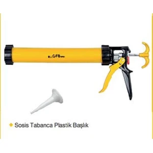 Profesyonel Plastik Gövde Sosis Tabanca 600ML.