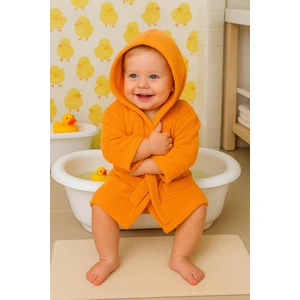 Ender Home CottonVerse Bebek & Çocuk Kapşonlu Bornoz – %100 Pamuk, Unisex