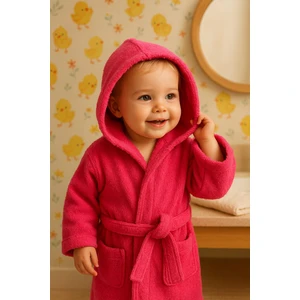 Ender Home CottonVerse Bebek & Çocuk Kapşonlu Bornoz – %100 Pamuk, Unisex