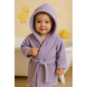 Ender Home CottonVerse Bebek & Çocuk Kapşonlu Bornoz – %100 Pamuk, Unisex