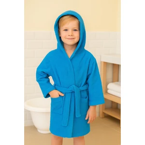 Ender Home CottonVerse Genç & Çocuk Kapşonlu Bornoz – %100 Pamuk, Unisex