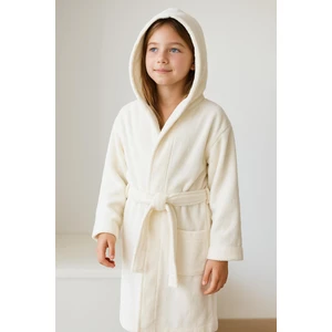 Ender Home CottonVerse Genç & Çocuk Kapşonlu Bornoz – %100 Pamuk, Unisex