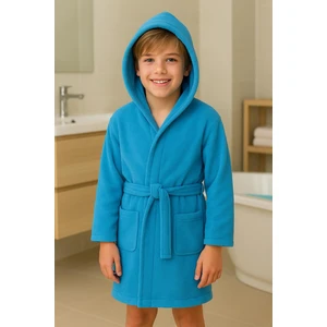 Ender Home CottonVerse Genç & Çocuk Kapşonlu Bornoz – %100 Pamuk, Unisex