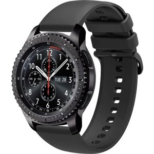 Samsung Gear S3 Frontier Uyumlu Kordon Yumuşak Dokulu Soft Renk Tokalı Silikon Kayış