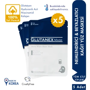 Snow White Sheet Beyazlatıcı Kağıt Yüz Maskesi 5li