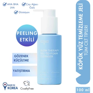 Peeling Etkili Köpüren Yüz Temizleme Jeli - Çay Ağacı Özlü - Aha Bha Lha