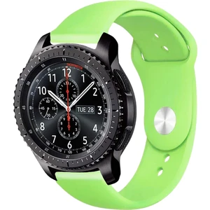 Samsung Gear S3 Frontier Akıllı Saat Uyumlu Yumuşak Dokulu Silikon Kordon Kayış
