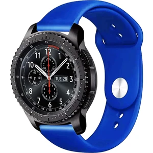 Samsung Gear S3 Frontier Akıllı Saat Uyumlu Yumuşak Dokulu Silikon Kordon Kayış