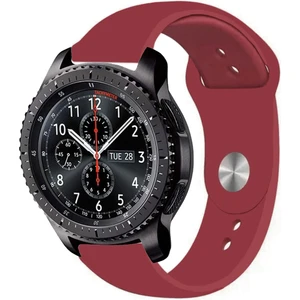 Samsung Gear S3 Frontier Akıllı Saat Uyumlu Yumuşak Dokulu Silikon Kordon Kayış