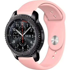 Samsung Gear S3 Frontier Akıllı Saat Uyumlu Yumuşak Dokulu Silikon Kordon Kayış