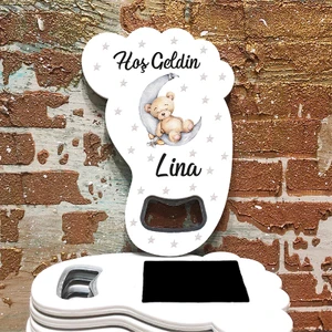 Otuz9 Reklam Otuz9 Ayak İzi Açacaklı Magnet - Çocuk - Bebek - Doğum Günü - Baby Shower - Yeni Doğan - Sünnet - Mevlüt - Diş Buğdayı (25 Adet)