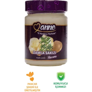 Damla Sakızı Macunu 400 gr (Pancar Şekeri İle Üretilmiştir - Koruyucu İçermez)