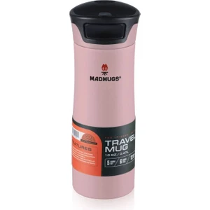 Travel Mug Termos Bardak 0.47 Lt Paslanmaz Çelik Termos Toz Pembe